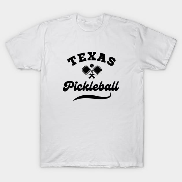 TEXAS Pickleball  team Players T-Shirt by KIRBY-Z Studio